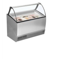 Dystrybutor do lodów w kuwetach na 10 pojemników, 1340x800x1343, Pojemność 255 litrów, Tefcold BERMUDA RV10