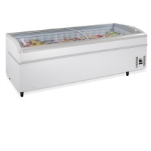 Zamrażarka / lodówka skrzyniowa wyspowa do supermarketu, 2500x930x790, Pojemność 750 litrów, Tefcold SHALLOW 250-CF