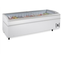 Zamrażarka / lodówka skrzyniowa wyspowa do supermarketu, 2500x930x790, Pojemność 750 litrów, Tefcold SHALLOW 250-CF