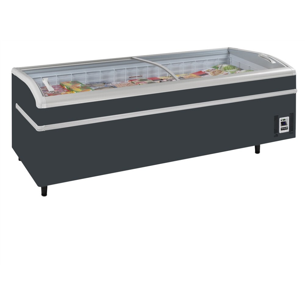 Zamrażarka / lodówka skrzyniowa wyspowa do supermarketu, 2500x930x790, Pojemność 750 litrów, Tefcold SHALLOW 250A-CF