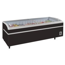 Zamrażarka / lodówka skrzyniowa wyspowa do supermarketu, 2500x930x790, Pojemność 750 litrów, Tefcold SHALLOW 250B-CF