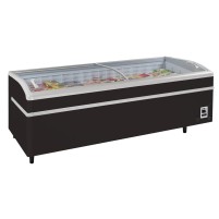 Zamrażarka / lodówka skrzyniowa wyspowa do supermarketu, 2500x930x790, Pojemność 750 litrów, Tefcold SHALLOW 250B-CF