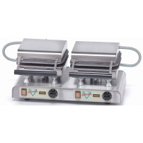 Gofrownica podwójna Baking System II z wymiennymi matrycami, 605x450x220, 400V, Neumaerker 12-40702DT