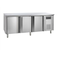 Stół chłodniczy piekarniczy 3 drzwiowy, prowadnice 600x400, Pojemność 565 litrów, 2020x800x880 Tefcold BK310
