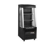 Witryna ekspozycyjna otwarta na napoje i produkty spożywcze, 640x640x1540, Pojemność 161 litrów, Tefcold ODC60 BLACK
