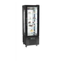 Witryna chłodnicza cukiernicza, 650x650x1950, Pojemność 248 litrów, Tefcold UPD400-C