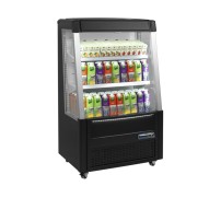 Witryna ekspozycyjna otwarta na napoje i produkty spożywcze, 915x640x1540, Pojemność 242 litrów, Tefcold ODC90