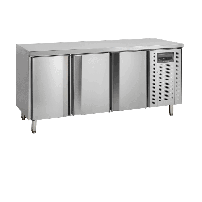 Stół mroźniczy 3 drzwiowy bez rantu GN1/1, 1795x700x880, Pojemność 402 litrów, Tefcold CF7310/-SP