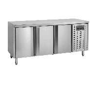 Stół mroźniczy 3 drzwiowy bez rantu GN1/1, 1795x700x880, Pojemność 402 litrów, Tefcold CF7310/-SP