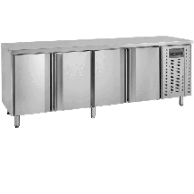 Stół mroźniczy 4 drzwiowy bez rantu GN1/1, 2230x700x880, Pojemność 533 litrów, Tefcold CF7410/-SP