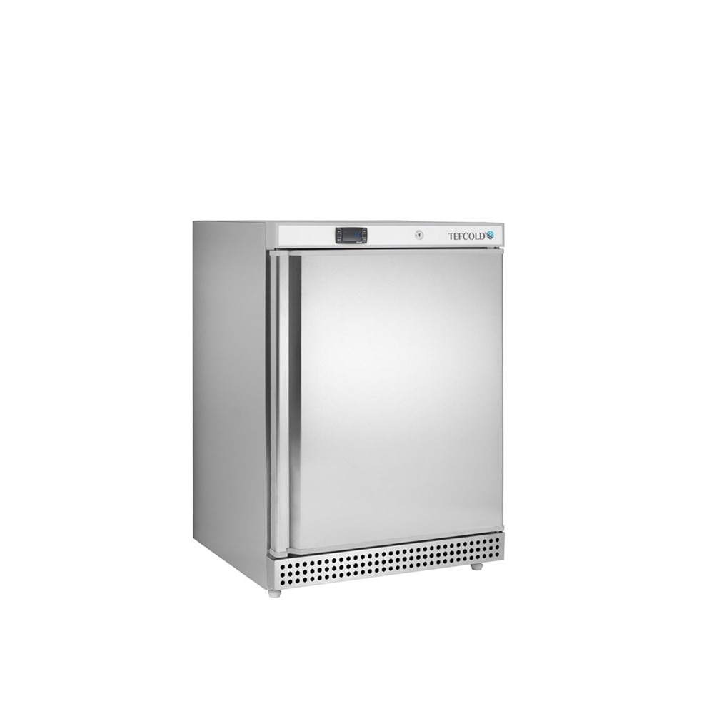Szafa chłodnicza podblatowa ze stali nierdzewnej, 600x585x855, Pojemność 119 litrów, Tefcold UR200S