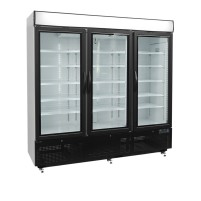 Witryna mroźnicza ekspozycyjna 3 drzwiowa, 2057x700x2020, Pojemność 1657 litrów, Tefcold NF7500G