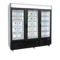 Witryna mroźnicza ekspozycyjna 3 drzwiowa, 2057x700x2020, Pojemność 1657 litrów, Tefcold NF7500G