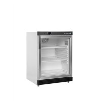 Szafa chłodnicza przeszklona podblatowa, 600x585x855, Pojemność 119 litrów, Tefcold UR200G