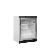 Szafa chłodnicza przeszklona podblatowa, 600x585x855, Pojemność 119 litrów, Tefcold UR200G