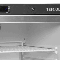 Szafa mroźnicza podblatowa przeszklona, 600x585x855, Pojemność 120 litrów, Tefcold UF200G