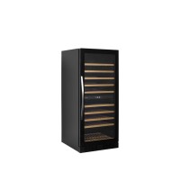 Szafa chłodnicza na wino 2 temperaturowa o pojemności 119 x 750ml, 595x680x1390, Pojemność 250 litrów, Tefcold TFW300-2F