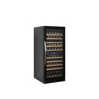 Szafa chłodnicza na wino 2 temperaturowa o pojemności 119 x 750ml, 595x680x1390, Pojemność 250 litrów, Tefcold TFW300-2F