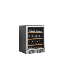 Szafa chłodnicza na wino 1 temperaturowa o pojemności 48 x 750ml, 595x570x820, Pojemność 141 litrów, Tefcold TFW200-S