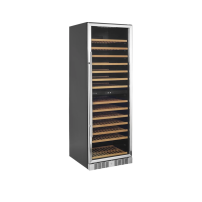 Szafa chłodnicza na wino 2 temperaturowa o pojemności 163 x 750ml, 595x680x1760, Pojemność 350 litrów, Tefcold TFW400-2S