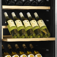 Szafa chłodnicza na wino 2 temperaturowa o pojemności 163 x 750ml, 595x680x1760, Pojemność 350 litrów, Tefcold TFW400-2S