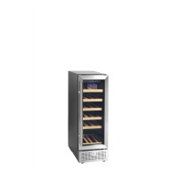 Szafa chłodnicza na wino 1 temperaturowa o pojemności 19 x 750ml, 295x570x860, Pojemność 57 litrów, Tefcold TFW100-S