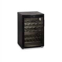 Lodówka na wino, podblatowa, pojemność 22 butelki 750ml, 503x567x775 Tefcold SC85 BLACK
