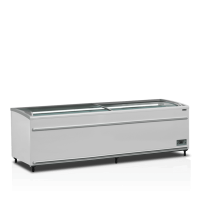 Zamrażarka / lodówka skrzyniowa wyspowa do supermarketu, 2506x858x890, Pojemność 718 litrów, Tefcold SFI250-CF VS