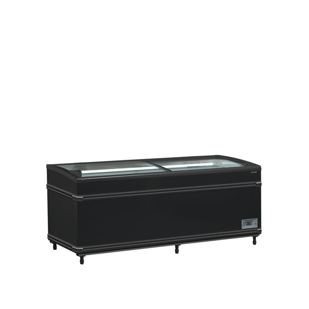 Zamrażarka / lodówka skrzyniowa wyspowa do supermarketu, 1856x858x832, Pojemność 500 litrów, Tefcold SFI185B HC-CF VS