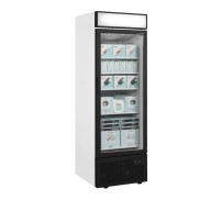 Witryna mroźnicza ekspozycyjna, 680x761x2149, Pojemność 440 litrów, Tefcold UFSC1450GCP NF