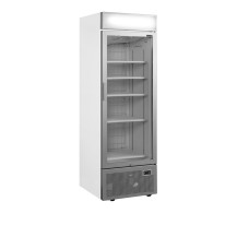 Witryna mroźnicza ekspozycyjna, 680x761x2149, Pojemność 440 litrów, Tefcold UFSC1450GCP NF Silver
