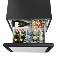 Lodówka hotelowa minibar z szufladą, 550x508x420, Pojemność 45 litrów, Tefcold TD50C