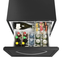 Lodówka hotelowa minibar z szufladą, 550x508x420, Pojemność 45 litrów, Tefcold TD50A