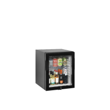 Lodówka hotelowa minibar, przeszklona, Pojemność 24 litrów, 402x425x505 Tefcold TM35GC