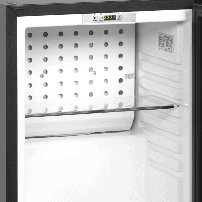 Lodówka hotelowa minibar, przeszklona, Pojemność 24 litrów, 402x425x505 Tefcold TM35GC
