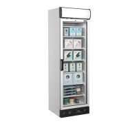 Szafa mroźnicza przeszklona, Tefcold UFFS371GCP, Pojemność 270 litrów, Pojemność 270 litrów Tefcold UFFS371GCP