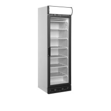 Szafa mroźnicza przeszklona z plafonem, 595x640x1980, Pojemność 270 litrów, Tefcold UFSC371GCP