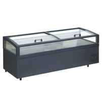 Zamrażarka / lodówka skrzyniowa wyspowa do supermarketu, 2500x980x955, Pojemność 860 litrów, Tefcold VIEW 250 CF VS