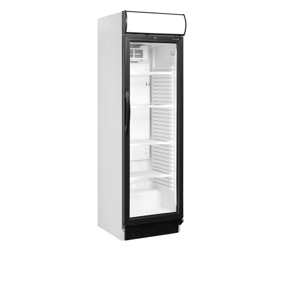 Szafa chłodnicza na napoje, przeszklona, Pojemność 347 litrów, 595x640x1980 Tefcold CEV425CP 2 LED