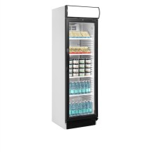 Szafa chłodnicza na napoje, przeszklona, Pojemność 347 litrów, 595x640x1980 Tefcold CEV425CP 2 LED