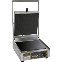 Grill ceramiczny, pojedynczy, ryflowany/gładki, P 3 kW, Stalgast 777215