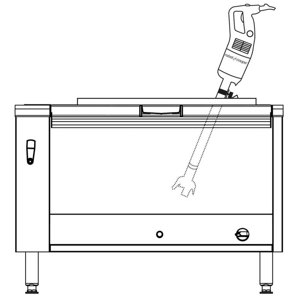 Mikser ręczny, MP 350 Ultra TP, P 0.44 kW, U 230 V, Stalgast 711354