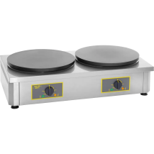 Naleśnikarka elektryczna, emaliowana, podwójna, 2 x O 400 mm, P 2 x 3.6 kW, Stalgast 777244