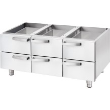 Podstawa neutralna 1200 z szufladami, Stalgast 9703500