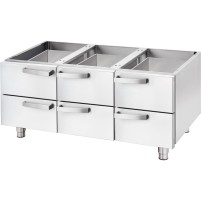 Podstawa neutralna 1200 z szufladami, Stalgast 9703500