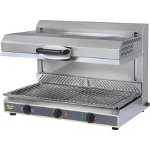 Salamander z ruchomą głowicą, kwarcowe grzałki, wykrywanie talerzy, P 4.5 kW, U 380 V, Stalgast 777381