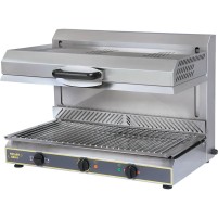 Salamander z ruchomą głowicą, kwarcowe grzałki, wykrywanie talerzy, P 4.5 kW, U 380 V, Stalgast 777381