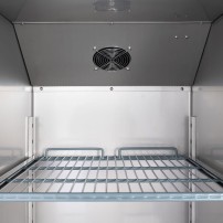 Szafa chłodnicza ze stali nierdzewnej na nóżkach, GN 2/1, V 600 l, Stalgast 830592