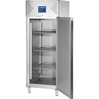 Szafa mroźnicza ze stali nierdzewnej na nóżkach, GN 2/1, V 650 l, Stalgast 830627