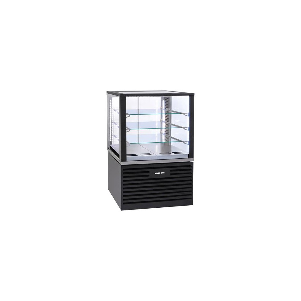Witryna chłodnicza, cukiernicza, oświetlenie LED, czarna, V 325 l, Stalgast 777430